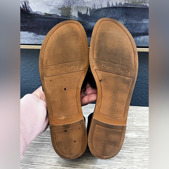 EXCELLENT CONDITION!!!! Franco Sarto Glora Elegant Black Sandals - Picture 7 of 7